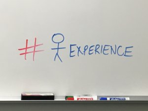 whiteboard hashtag experience