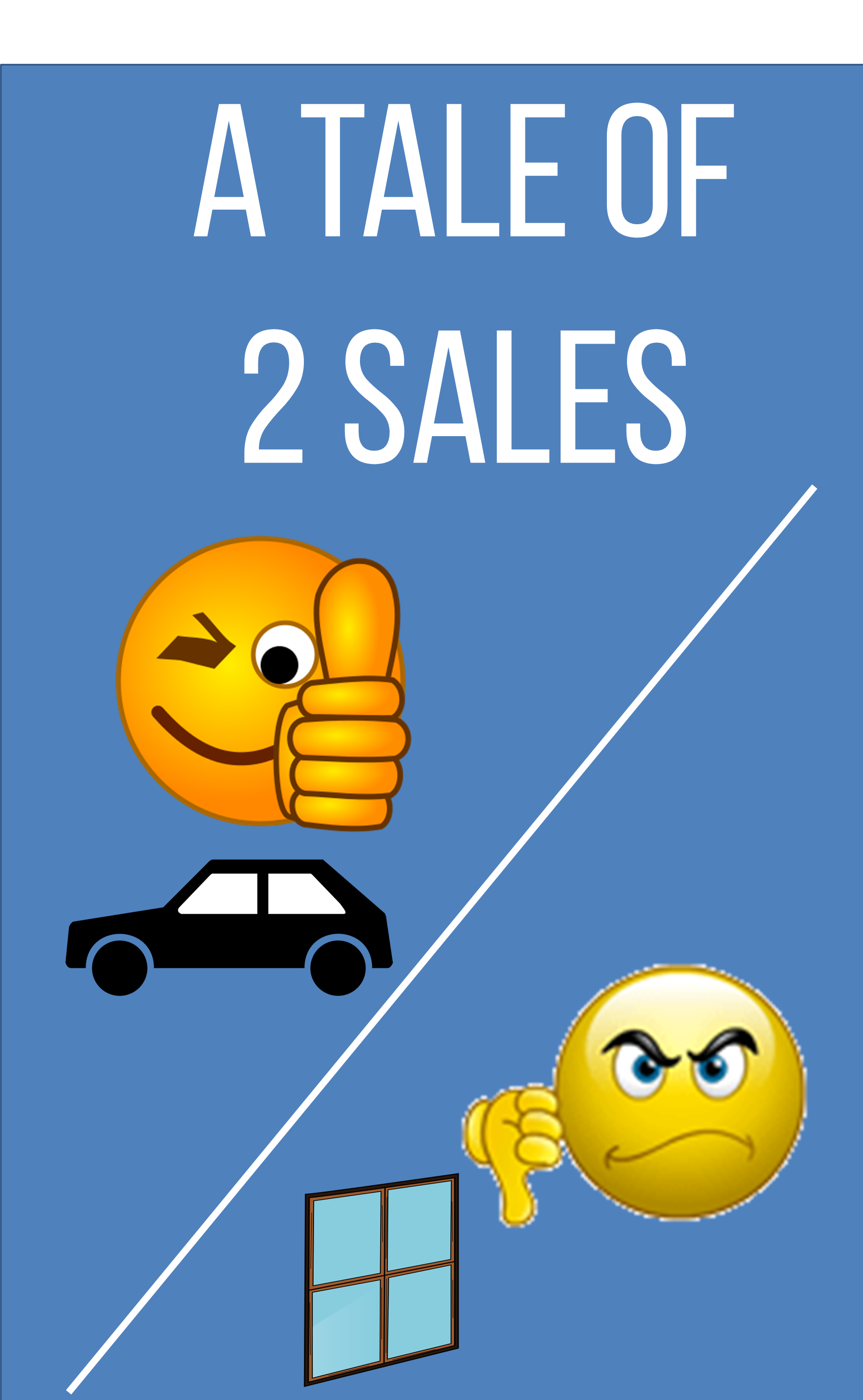 two sales two different experiences