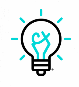 The Experience Maker Light Bulb Logo
