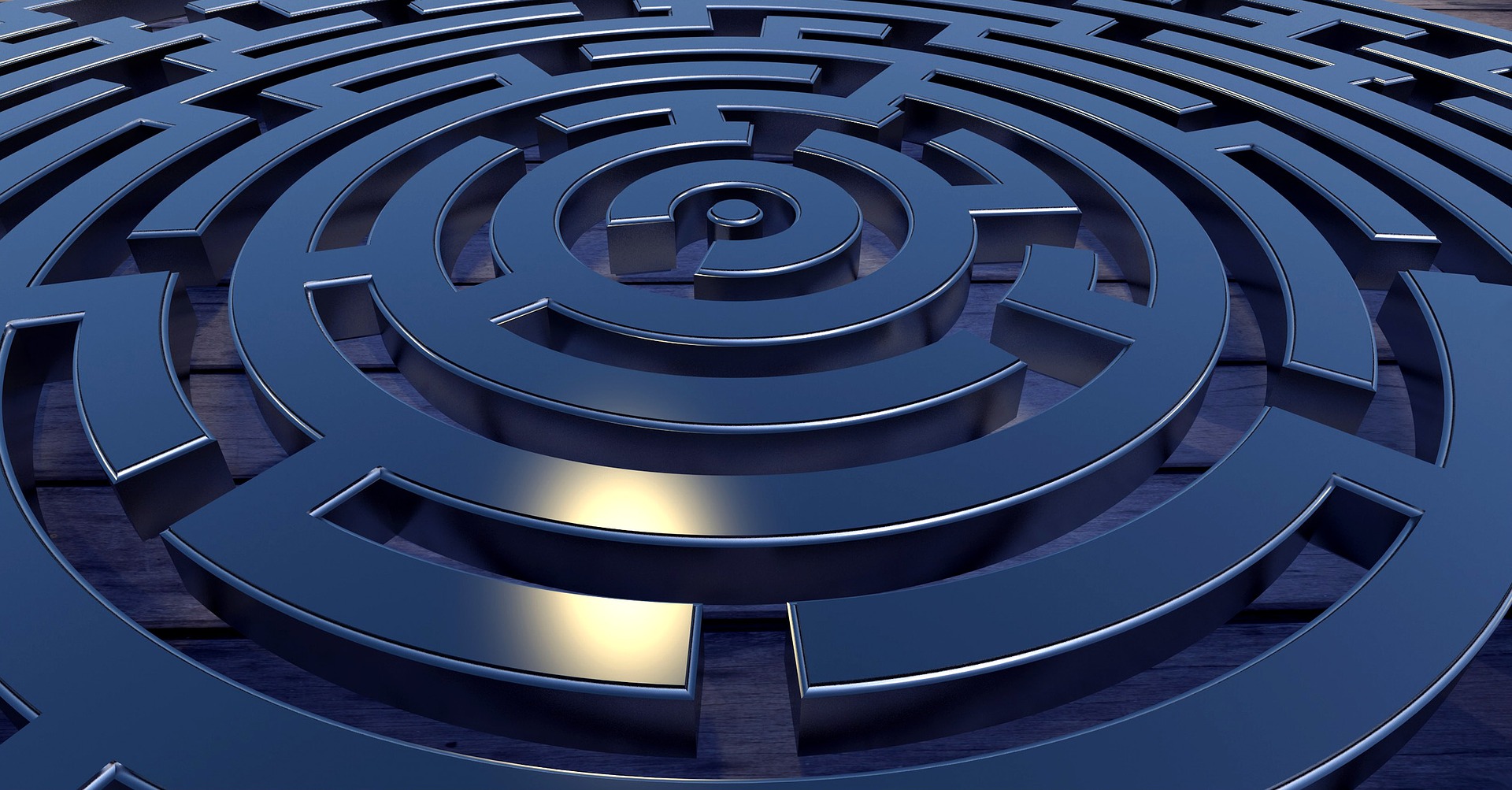 a picture of a circular labyrinth to represent the challenge of companies when tackling political and social issues